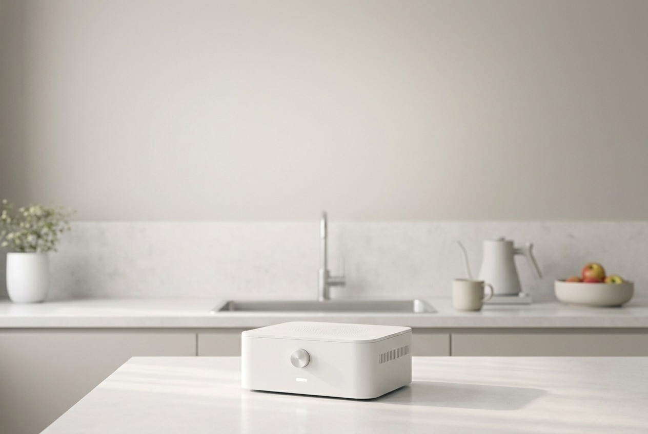 Haven personal intelligence device in a home kitchen